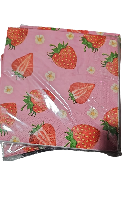 Fresas Napkins 24pcs
