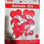 Valentines Balloon Kit Red (13 piezas)
