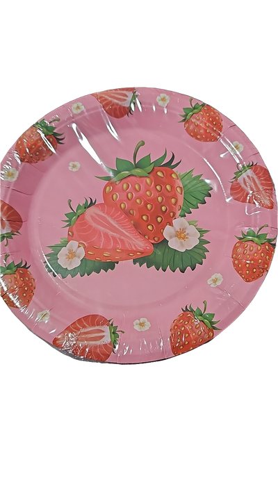 Fresas Plates 7" 24pcs