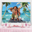 Moana Party Backdrop Banner (x1u)