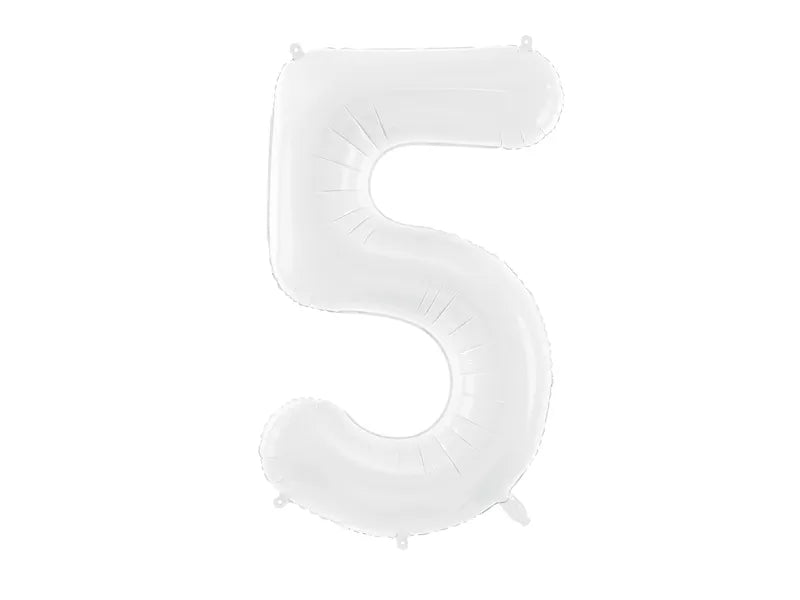 Foil Balloon Number 130-5 Brown Gemar