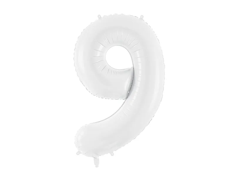 Foil Balloon Number 130-9 Brown Gemar