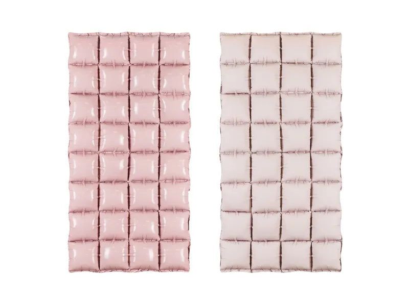 FOIL BALLOON CURTAIN DOUBLE SIDED LIGHT PINK (55X110CM)