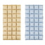FOIL BALLOON CURTAIN DOUBLE SIDED BEIGE-BLUE (55X110CM)