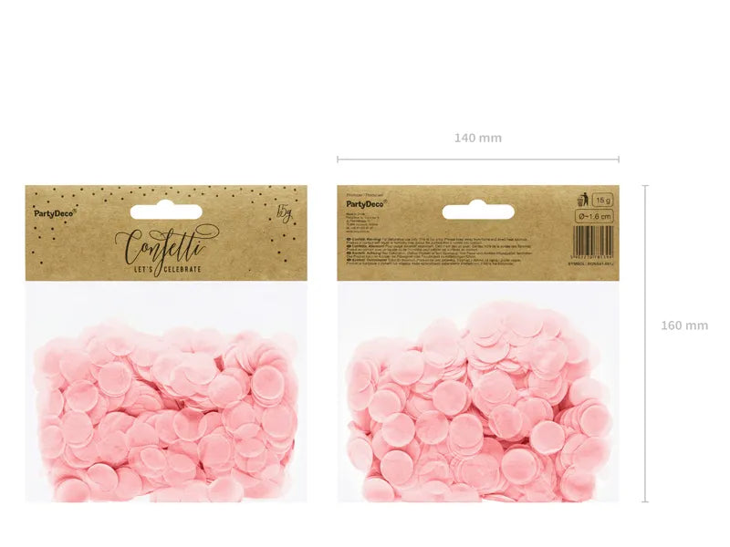 Confetti Circles Light Pink (15g)
