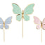 Cake Topper Butterflies Mix (9x6.5cm)