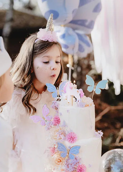 Cake Topper Butterflies Mix (9x6.5cm)