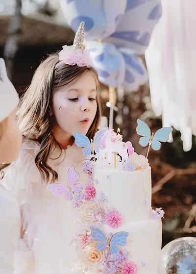 Cake Topper Butterflies Mix (9x6.5cm)