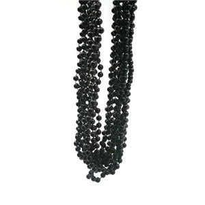 Cuentas Metálicas 33" y  7mm Negras