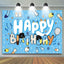 Bluey Happy Birthday Party Backdrop (x1u)