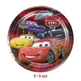 Cars Platos 9"(x10u)