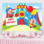 Plim Plim Circus Happy Birthday Backdrop (x1u)