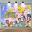 Backdrop Pokemon Characters (x1u)