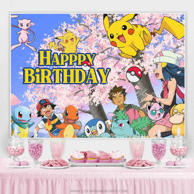 Backdrop Pokemon Characters (x1u)