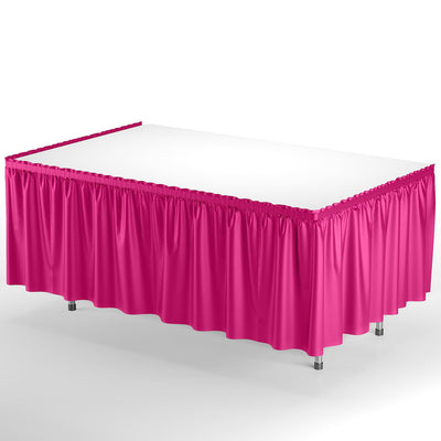 Table Skirt Cerise (x1u)