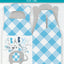 Blue Floral Elephant Favor Boxes (x8u)
