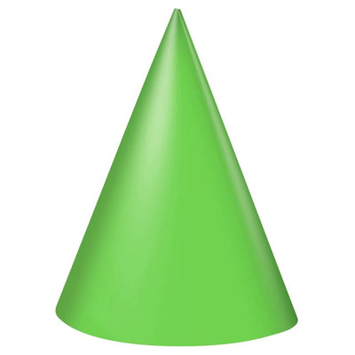 Party Hat Verde Lima 8pcs