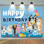 Bluey and Friends Birthday Backdrop (x1u)