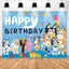 Bluey and Friends Birthday Backdrop (x1u)