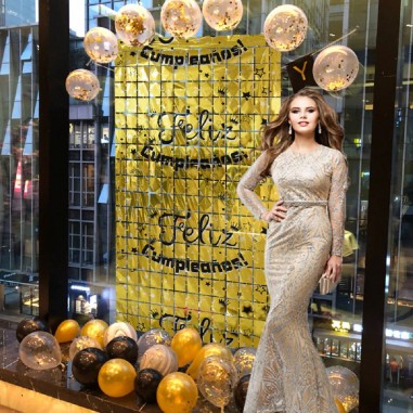 Cortina Foil "Feliz Cumpleaños"