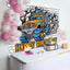 Monster Truck Brick Wall Car Birthday Backdrop (x1u)
