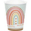 Vasos Boho Rainbow 9oz (x8u)