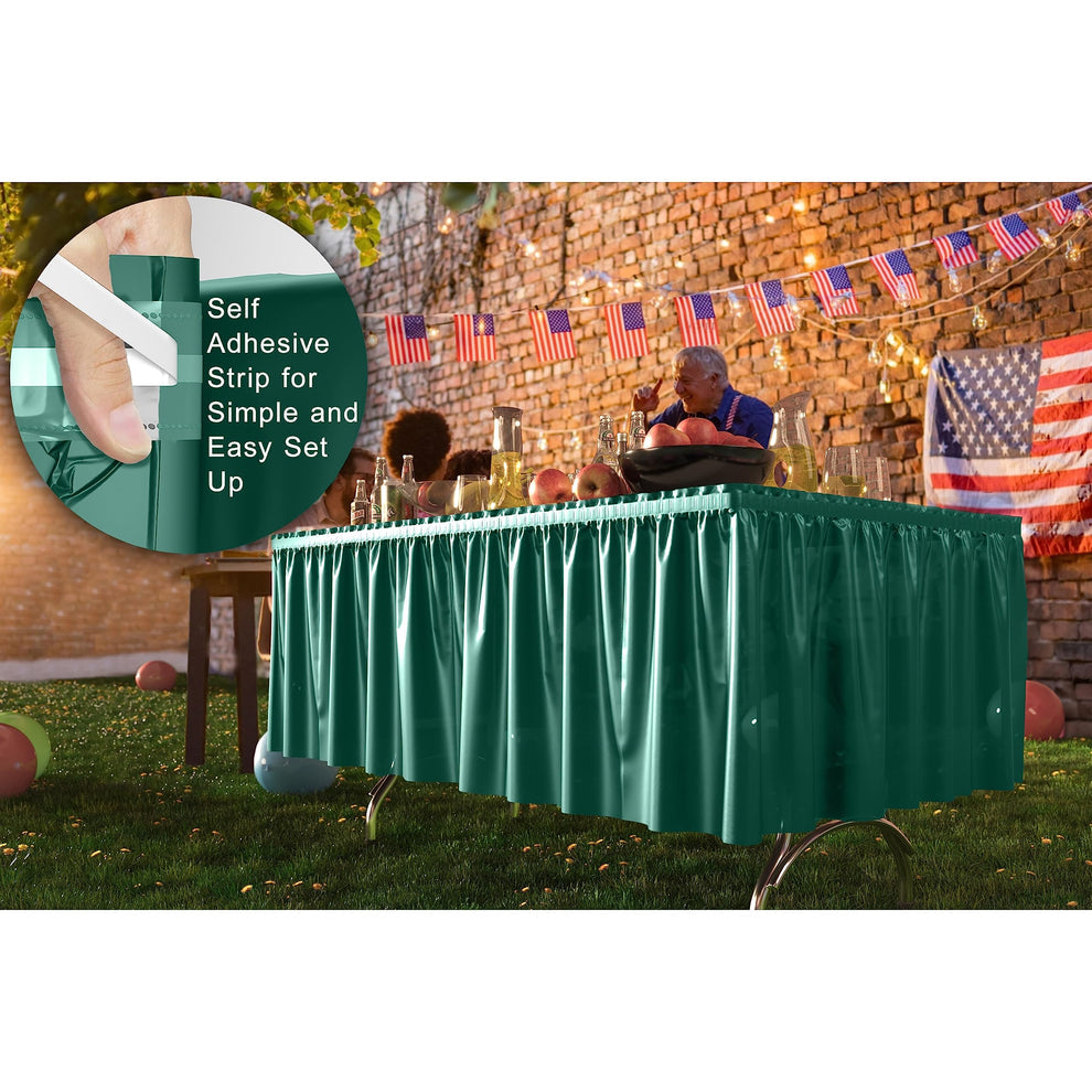 Table Skirt Dark Green (x1u)