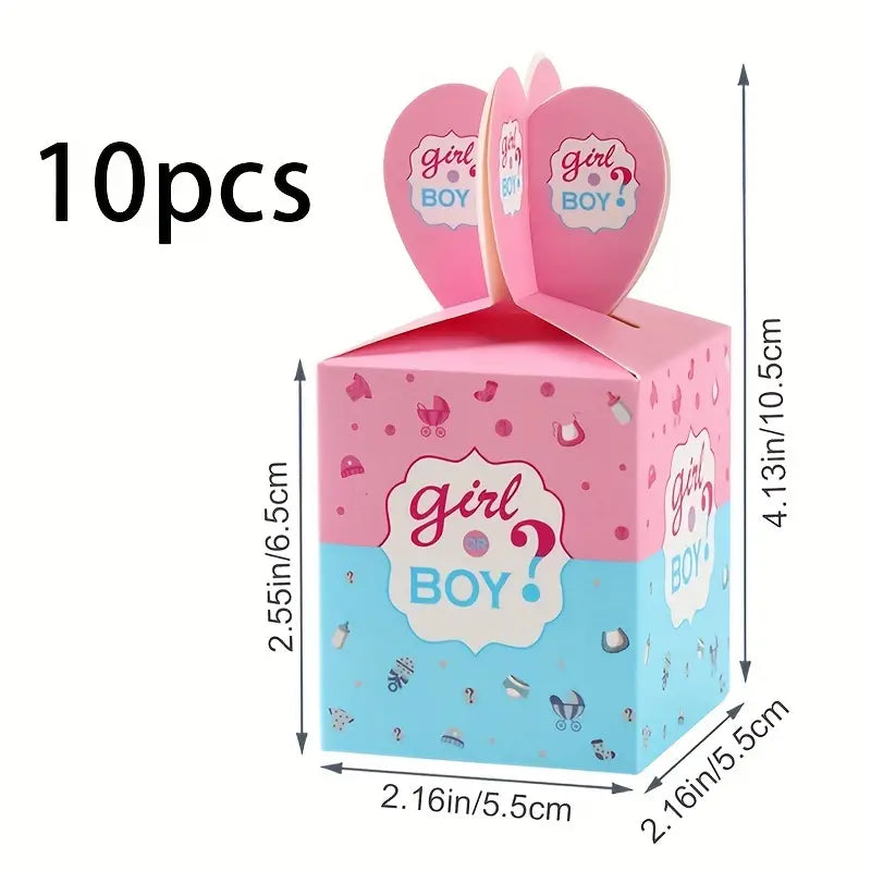 Gender Reveal Candy Gift Box (x10u)