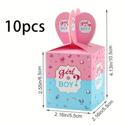 Gender Reveal Candy Gift Box (x10u)