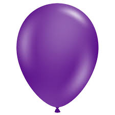 Tuftex Balloons 5" Plum Purple 50ct