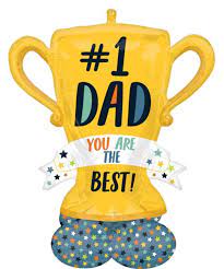 AIRLOONZ BEST DAD TROPHY