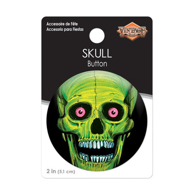 Halloween Skull Pin