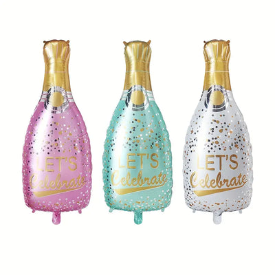 Globo Botella "Let´s Celebrate"