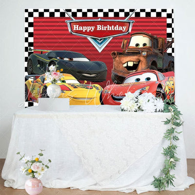 Cars Birthday Backdrop (x1u)