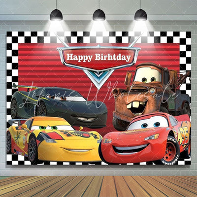 Cars Birthday Backdrop (x1u)