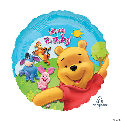 Winnie the Pooh & Friends Birthday Balloon 18"