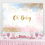 Dream Cloud Oh Baby Gender Reveal Backdrop (x1u)