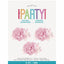 Pompones Colgantes Decorativos Pink Elephant (x3u)