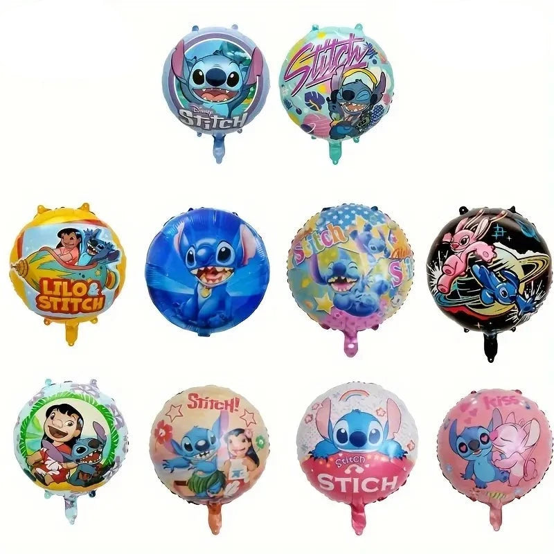 Globo Redondo Foil Stitch x Unidad