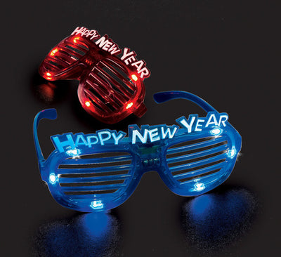 Gafas con Luz Happy New Year (variedad de colores)