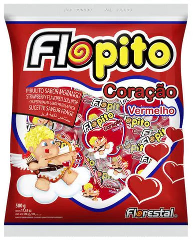 Flopito Red Heart-paleta San Valentine 500g