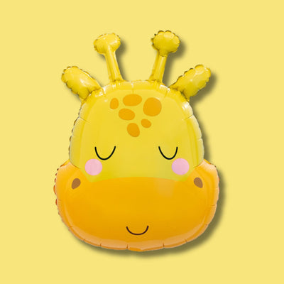 Giraffe Head Foil Balloons 29"