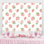 Pink Strawberry Happy Birthday Backdrop (x1u)