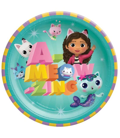 Gabby's Dollhouse Round Plates 7"