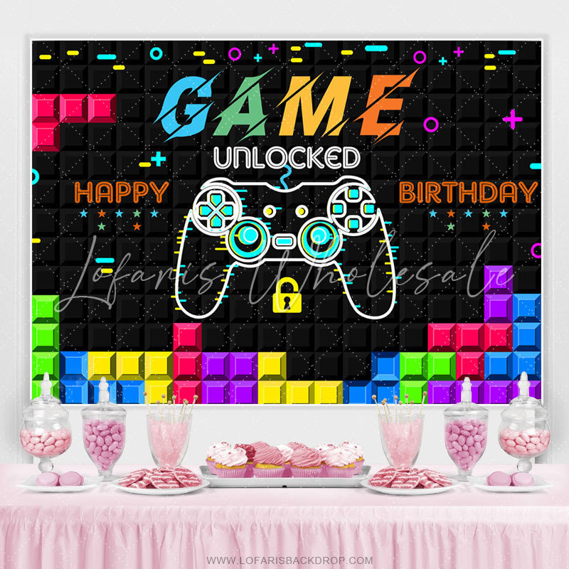 Game Console Tetris Backdorp