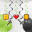 Gaming Dizzy Dangler Decorations (x5u)