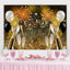 Glitter Golden Balloons And Sparkles Backdrop (x1u)