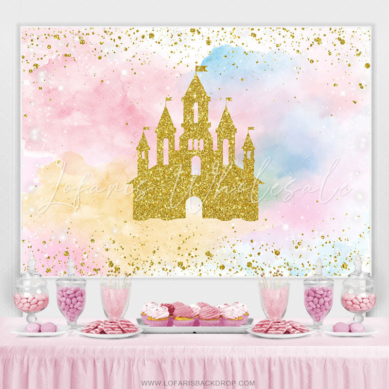 Golden Castle Backdrop