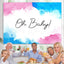 Oh Baby Gender Reveal Baby Shower Backdrop (x1u)
