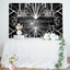 Great Gatsby Sliver Geometric Birthday Backdrop (x1u)